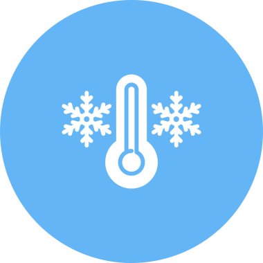 termometre simgesi, vektör illüstrasyonu basit tasarım 