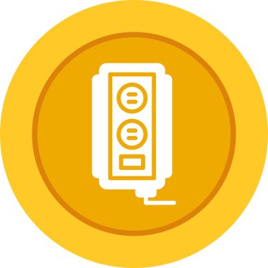 soket simgesi web basit illüstrasyon