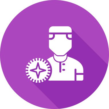 user icon, vector illustration simple design