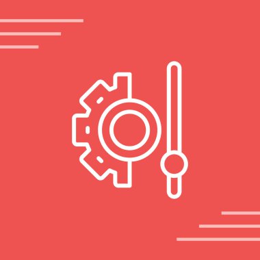 dişli web simge vektör çizim 