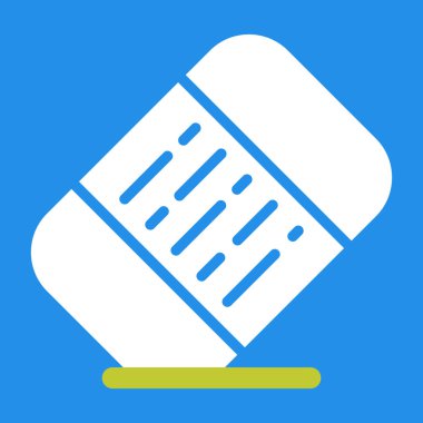 Silgi web simgesinin vektör illüstrasyonu 