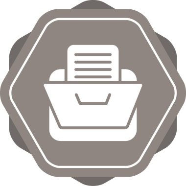 Dolap simgesi dosyası basit illüstrasyon