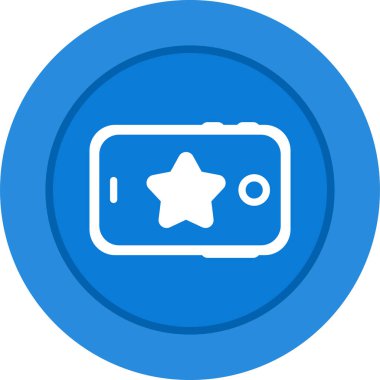 Tablet bilgisayar satırı simgesinin vektör çizimi. 