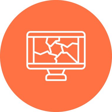 Bilgisayar web simge vektör çizim