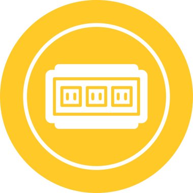 soket simgesi web basit illüstrasyon