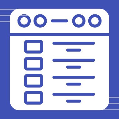 Web tarayıcı simgesi, vektör illüstrasyonu basit tasarım