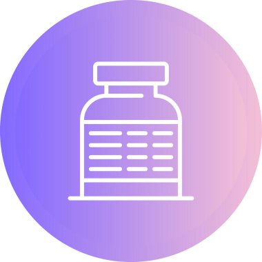 Web sayfası için ilaç şişesi simgesi