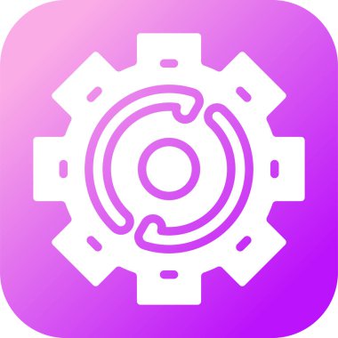 Yenile. Web simgesi basit illüstrasyon