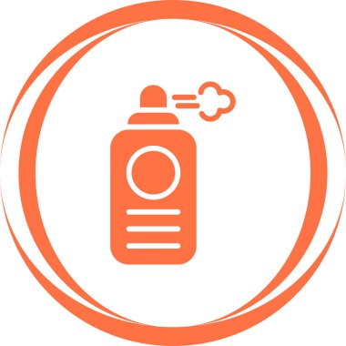 Sprey kutusu. Web simgesi basit illüstrasyon