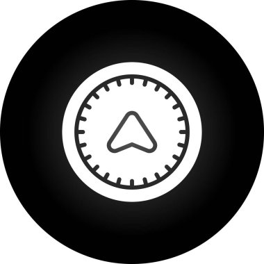 pusula web simgesi tasarımı çizimi