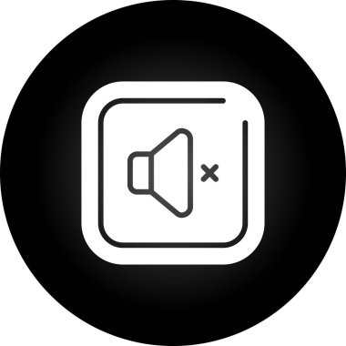 Cilt Dilsiz Kare Simgesi, Renkli Vektör İllüstrasyonu