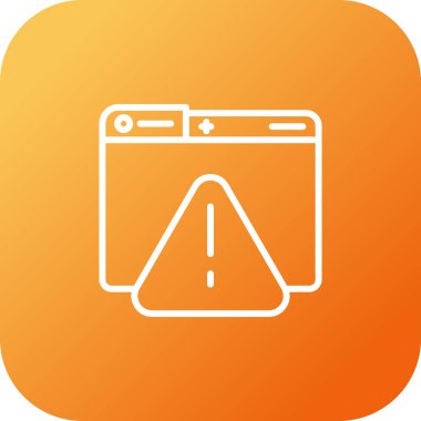 uyarı işareti basit illüstrasyon