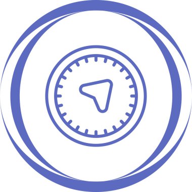 Doğu web simgesinin vektör illüstrasyonu