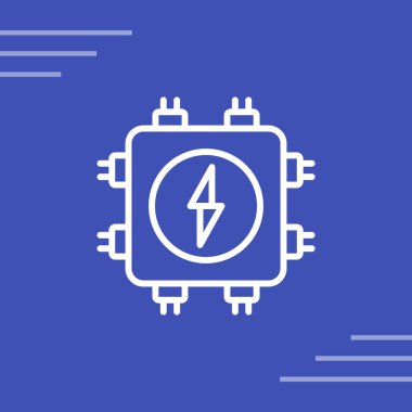 Bağlantı Kutusu simgesi, vektör illüstrasyonu basit tasarım