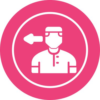 user icon, vector illustration simple design