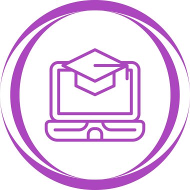 dizüstü bilgisayar simgesi, vektör illüstrasyonu basit tasarım