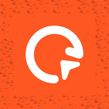 Yeniden yükleme simgesinin vektör çizimi 