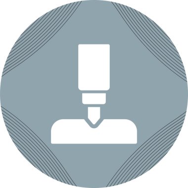 Pnömatik çekiç ağ simgesinin vektör illüstrasyonu