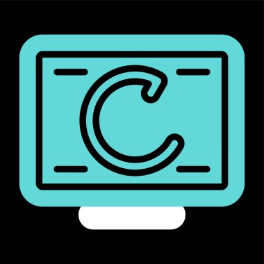  dönüm web simgesi vektör illüstrasyonu 