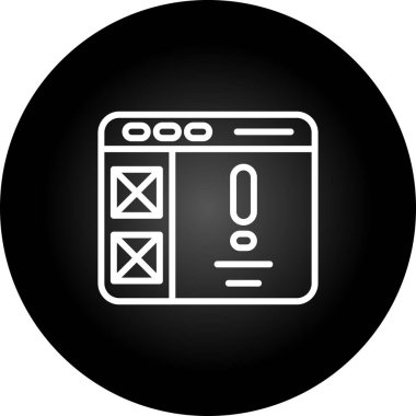 Bilgi Tasarım İşareti, Beyaz Arkaplanda Ayrı Tutulan Simge  