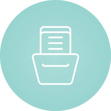 Depolama web simgesi, basit vektör illüstrasyonuName 