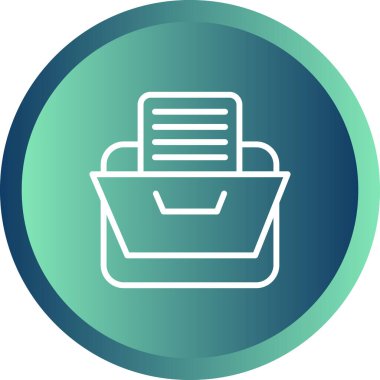 Dolap simgesi dosyası basit illüstrasyon