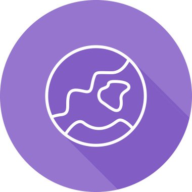 Küresel simge vektör illüstrasyonu 