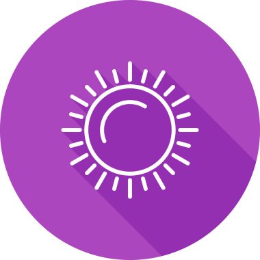 güneş web simgesi basit tasarım 