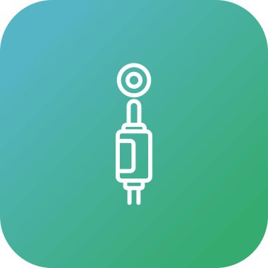 elektrik prizi simgesi. Web illüstrasyonu