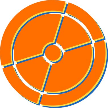 Disk simgesi vektör illüstrasyonunu sıkıştır