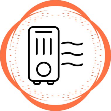 vector illustration of modern Air Purifier icon   