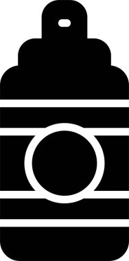 Losyon şişesi simgesi, basit vektör illüstrasyonu