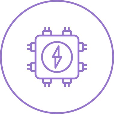 Bağlantı Kutusu simgesi, vektör illüstrasyonu basit tasarım