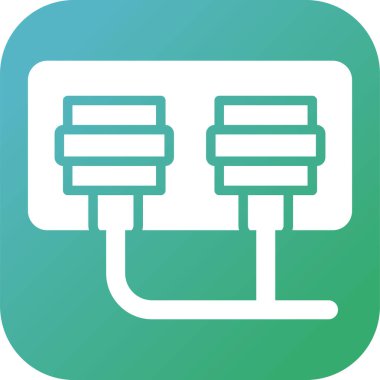 soket simgesi web basit illüstrasyon