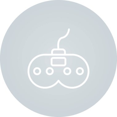 Video oyunu konsol vektörü. Basit resimleme