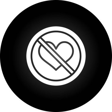 kısıtlanmış web simgesi, vektör çizim