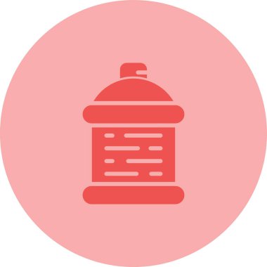 Sprey kutusu. Web simgesi basit illüstrasyon