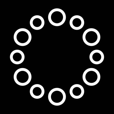 Spinner Web simgesi yükleniyor, basit illüstrasyon 