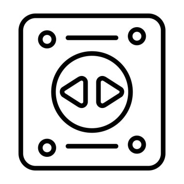 soket simgesi web basit illüstrasyon