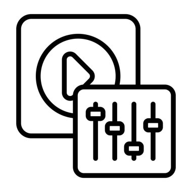 Kaydırma simgesi, beyaz arkaplanda izole edilmiş web simgesi 