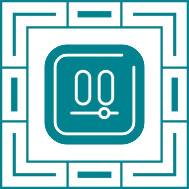 Vektör illüstrasyon Video Duraklatma simgesi 