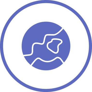 Küresel simge vektör illüstrasyonu 