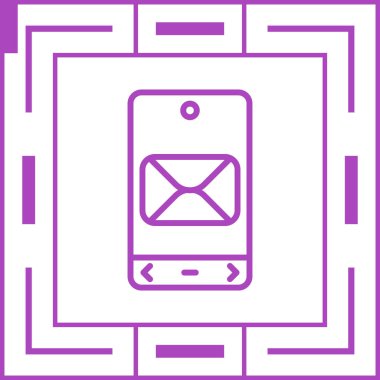 posta zarfı web basit illüstrasyon