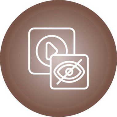 Özel. Web simgesi basit illüstrasyon