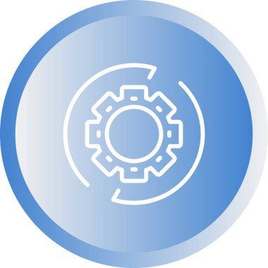 Teçhizat Web simgesi basit illüstrasyon 