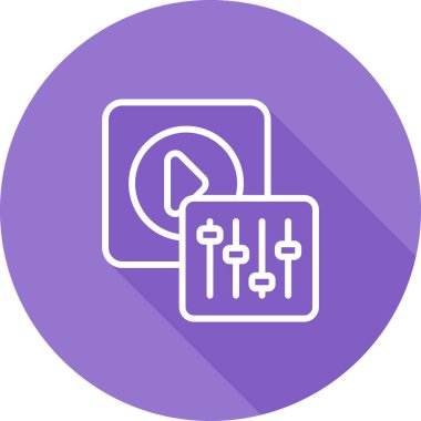 Kaydırma simgesi, beyaz arkaplanda izole edilmiş web simgesi 