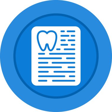 Reçete web simgesinin vektör illüstrasyonu