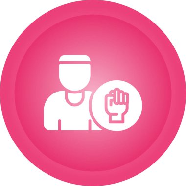 kullanıcı yetkilendirme simgesi vektör çizimi 