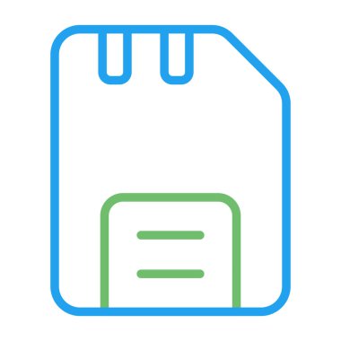 Disk web simgesi, basit vektör illüstrasyonu