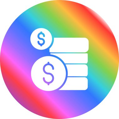 Bozukluklar. Web simgesi basit illüstrasyon